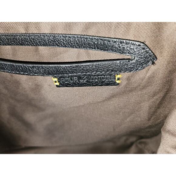 NWT! Pour La Victoire Cow Hair And Leather Handbag Colorblock $395 14x12x4 - Picture 10 of 15